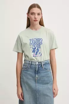 Футболка Kaotiko из хлопка, зеленый