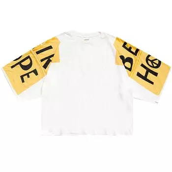 Футболка Kapital 18.5/Jersey Huge T (Bed Hope) 'White', белый