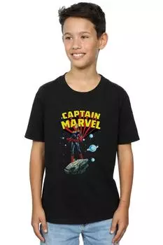 Футболка «Капитан Космическая поза» Marvel, черный