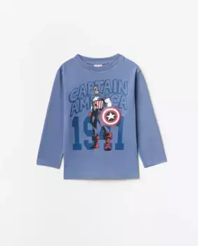 Футболка Капитана Америки Sfera, синий