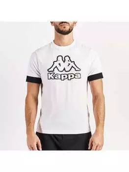 Футболка Kappa, белый/черный