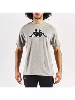 Футболка Kappa, цвет grau/schwarz