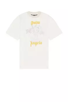 Футболка-карандаш Palm Angels, кремовый