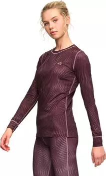 Футболка KARI TRAA Fryd Long Sleeve - Base Layer, цвет Rsyrup