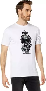 Футболка Karl Camo Armor Karl Lagerfeld Paris, белый