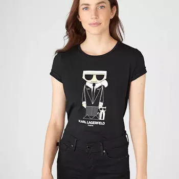 Футболка karl kocktail Karl Lagerfeld, черный