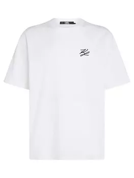 Футболка Karl Lagerfeld AUTOGRAPH, белый