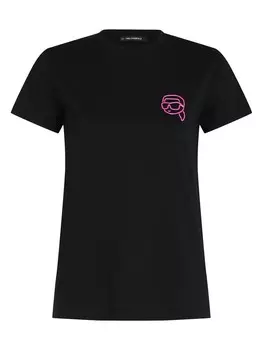 Футболка Karl Lagerfeld IKONIK, черный