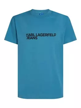 Футболка Karl Lagerfeld Jeans, бирюзовый
