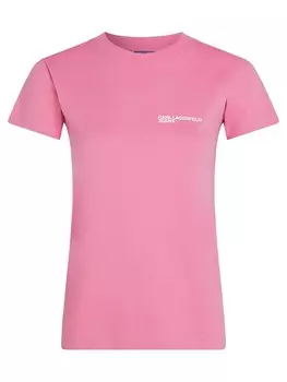 Футболка Karl Lagerfeld Jeans, розовый