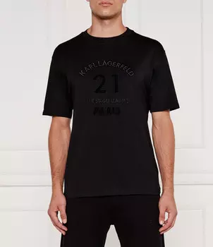 Футболка Karl Lagerfeld Loose fit, черный