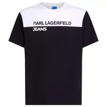 Футболка Karl Lagerfeld Reg Blocked, черный