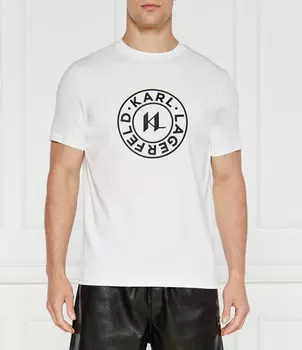Футболка Karl Lagerfeld Regular Fit, белый