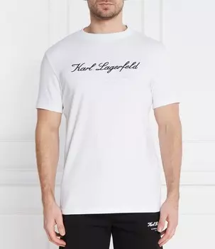 Футболка Karl Lagerfeld Regular Fit, белый
