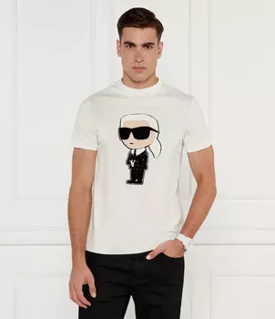 Футболка Karl Lagerfeld Regular Fit, белый