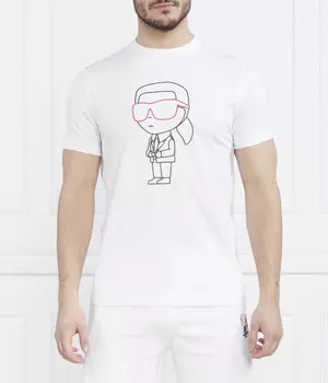 Футболка Karl Lagerfeld Regular Fit, белый