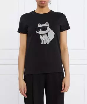 Футболка Karl Lagerfeld Regular Fit, черный