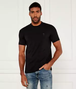 Футболка Karl Lagerfeld Regular Fit с короткими рукавами, черный