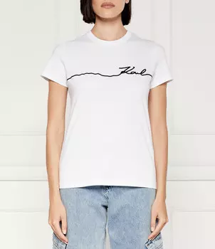 Футболка Karl Lagerfeld seasonal Regular Fit, белый