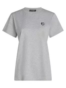 Футболка Karl Lagerfeld Shirt IKON, пятнистый серый