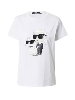Футболка Karl Lagerfeld Shirt Ikonik 2.0, цвет off white/natural white