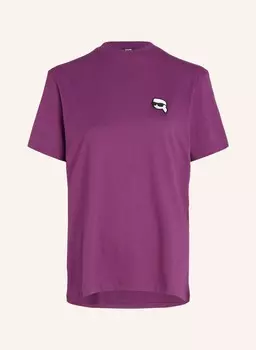 Футболка KARL LAGERFELD, темно-фиолетовый