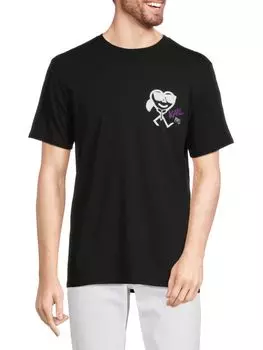 Футболка Karl с сердечками и рисунком Karl Lagerfeld Paris, черный
