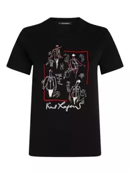 Футболка Karl Series KARL LAGERFELD, черный