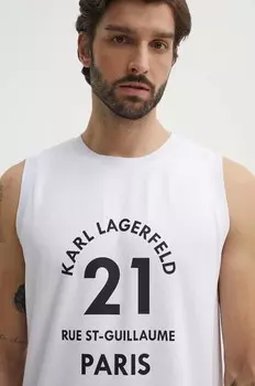 Футболка Карла Лагерфельда Karl Lagerfeld, белый