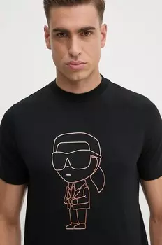 Футболка Карла Лагерфельда Karl Lagerfeld, черный