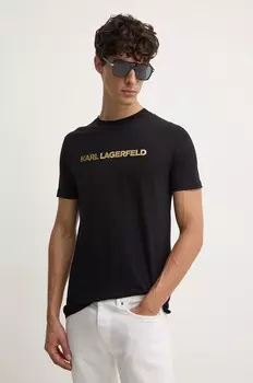Футболка Карла Лагерфельда Karl Lagerfeld, черный