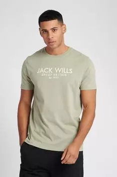 Футболка Карнаби Jack Wills, зеленый