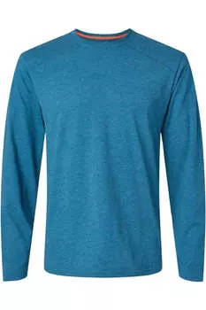 Футболка Kastlfel Unisex RecycledSoft с длинным рукавом, цвет breaker blue