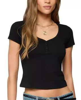 Футболка Katerina Henley Edikted, черный