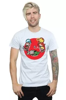 Футболка Kawaii Avengers Ready Steady War Marvel, серый