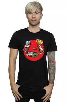 Футболка Kawaii Avengers Ready Steady War Marvel, черный