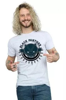 Футболка Kawaii Black Panther Pounce Marvel, серый