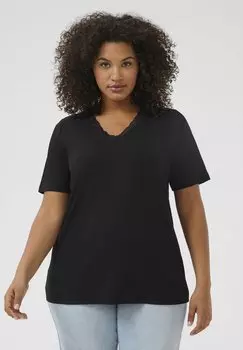 Футболка KCFANANDA Kaffe Curve, черный