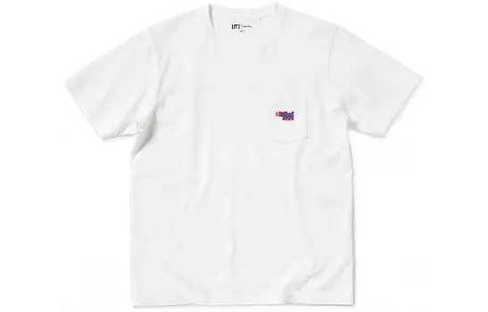 Футболка Keith Haring X унисекс белая Uniqlo, белый