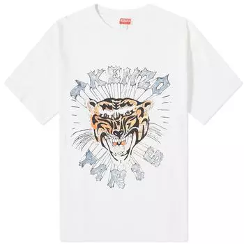 Футболка Kenzo Drawn Varsity Oversize, белый
