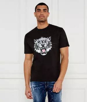 Футболка Kenzo Happy Tiger Regular Fit, черный
