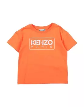 Футболка Kenzo Kids, оранжевый