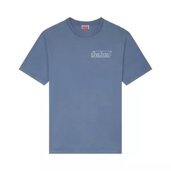 Футболка Kenzo Kube Classic T-Shirt Light Blue, синий