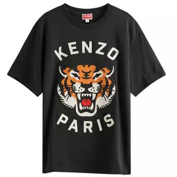 Футболка Kenzo Lucky Tiger Embroidered, черный