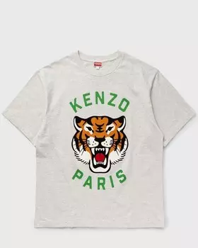 Футболка Kenzo Lucky Tiger Oversize Tee, цвет pale grey