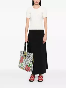 Футболка Kenzo с ромбовидным узором, белый