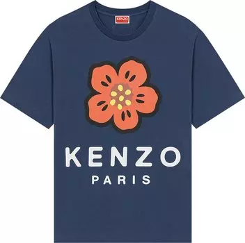 Футболка Kenzo Seasonal Classic Tee 'Midnight Blue', синий