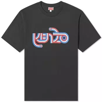 Футболка Kenzo Target с логотипом, черный