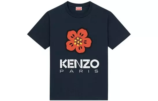 Футболка Kenzo x Nigo Boke Flower, темно-синий