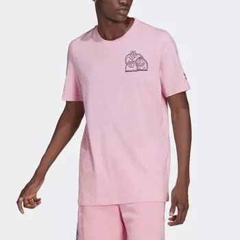 Футболка KEVIN LYONS мужская розовая Adidas Originals, розовый